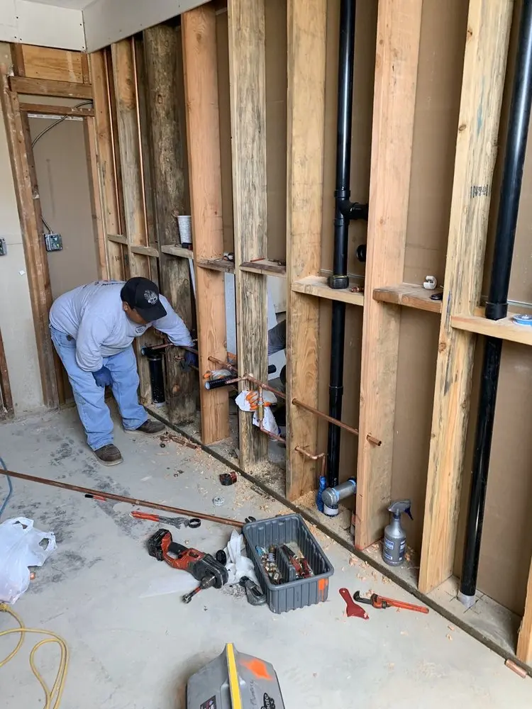 Commercial rough-in plumbing for Water Heater Replacement in Golf and Sea Village of Apollo Beach